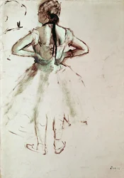 Danseuse vue de dos